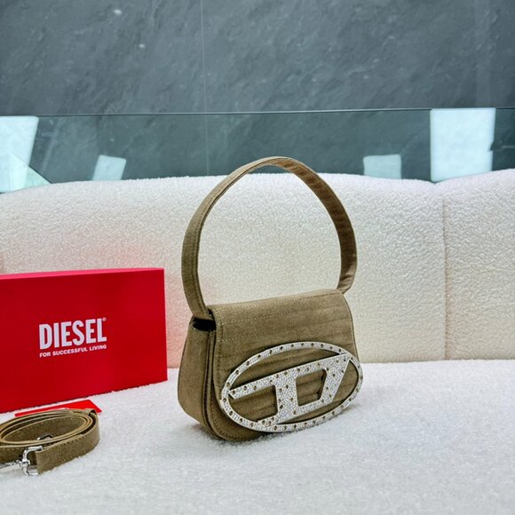 Diesel Khaki Shoulder Bag - Picture 3 of 9